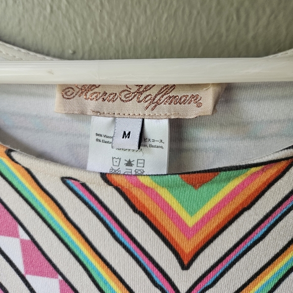 Mara Hoffman Sleeveless Checkered Swing Dress with Pockets Medium - Picture 6 of 8